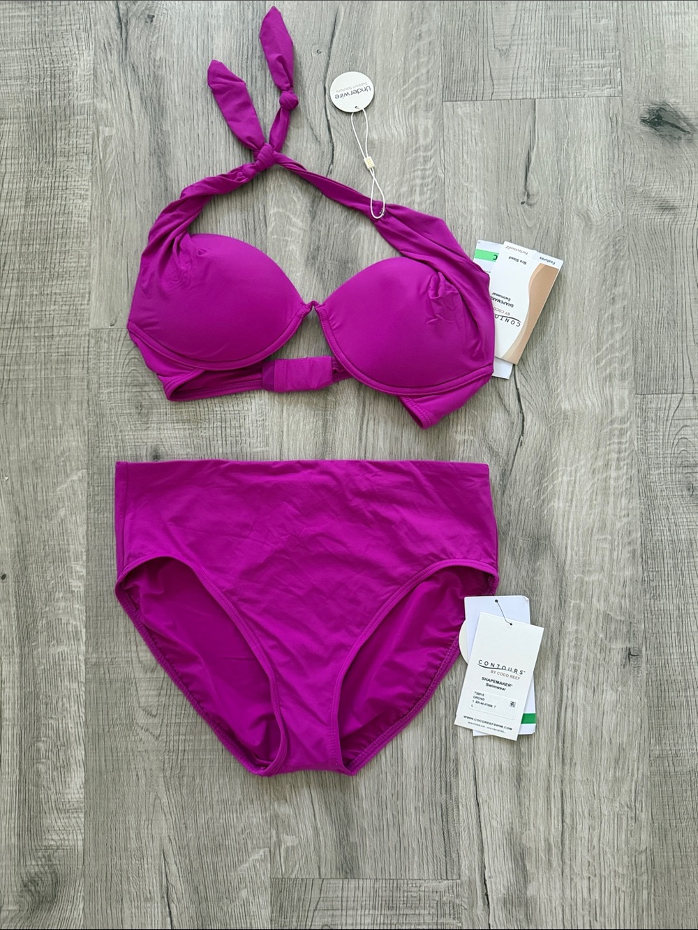 Coco Reef Contoured Orchid Halter Bikini Set